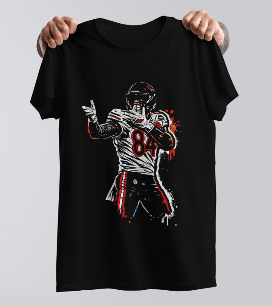 Chicago Bears Player 84 Colston Loveland Football T-Shirt
