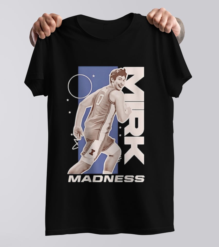 Mirk Madness Illinois Fighting Illini Basketball David Mirkovic T-Shirt