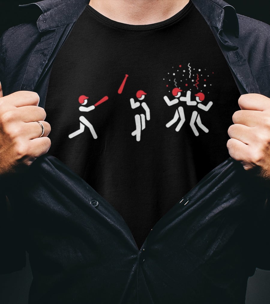 Dominican Baseball Guide USA Baseball Celebration T-Shirt