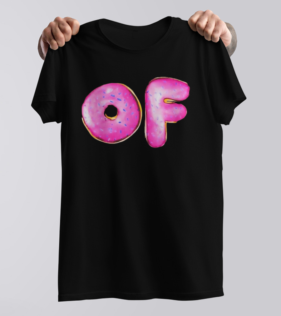 Donut Design OF Pink Sprinkles T-Shirt