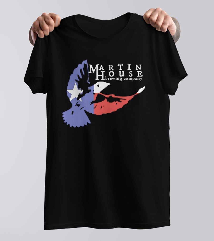 Martin House Brewing Company Texas Flag Bird T-Shirt