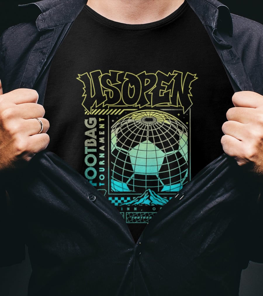 US Open Footbag Tournament 2026 West Linn Oregon Event T-Shirt