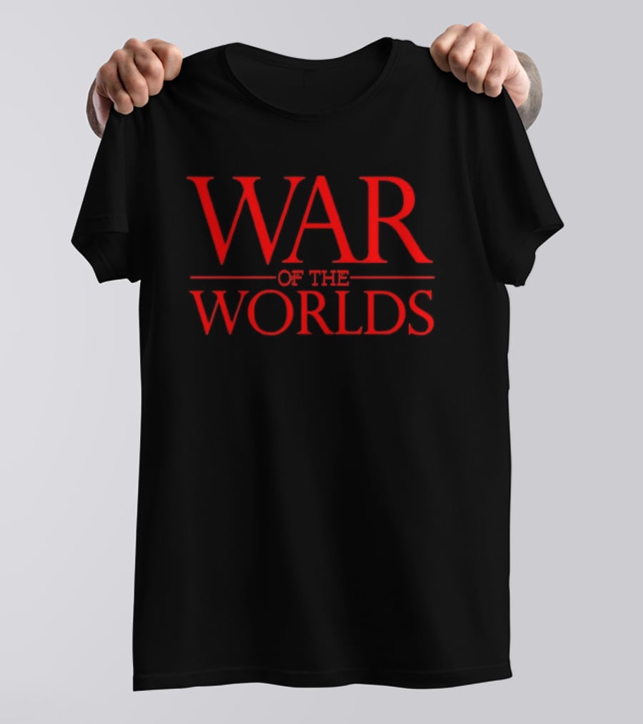 War Of The Worlds Red Lettering T-Shirt