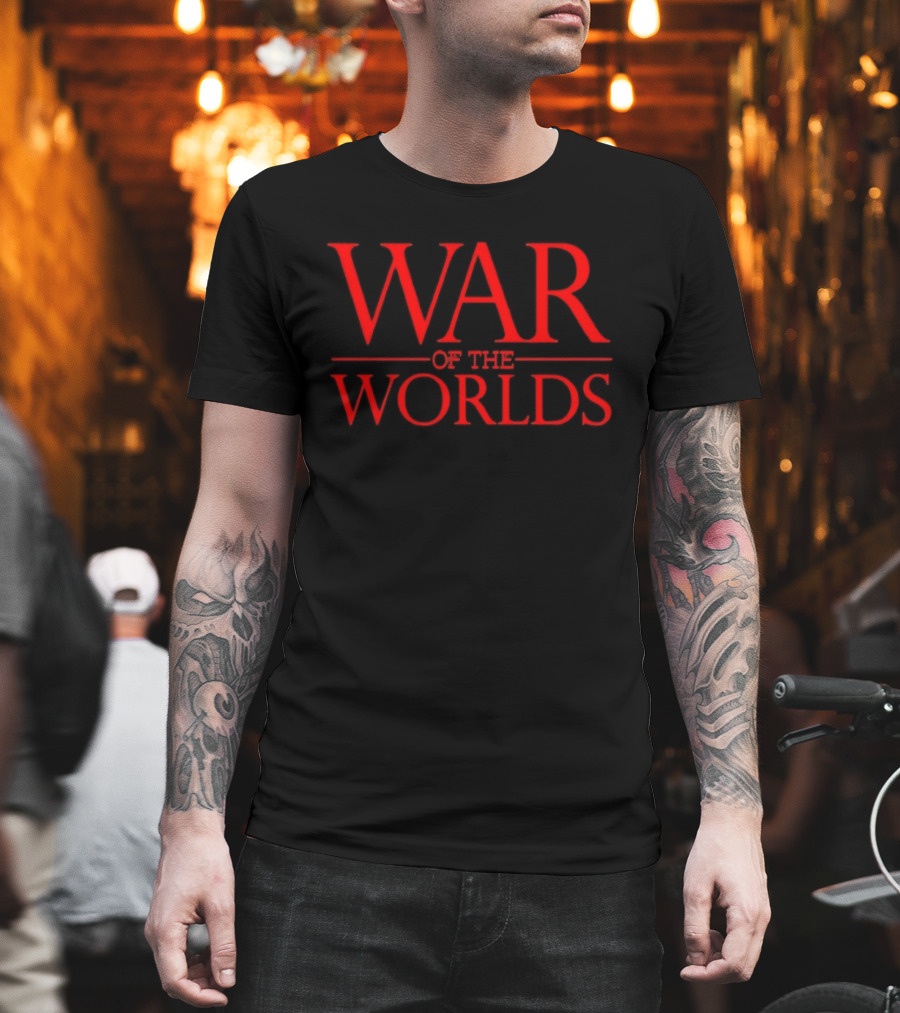 War Of The Worlds Red Lettering T-Shirt