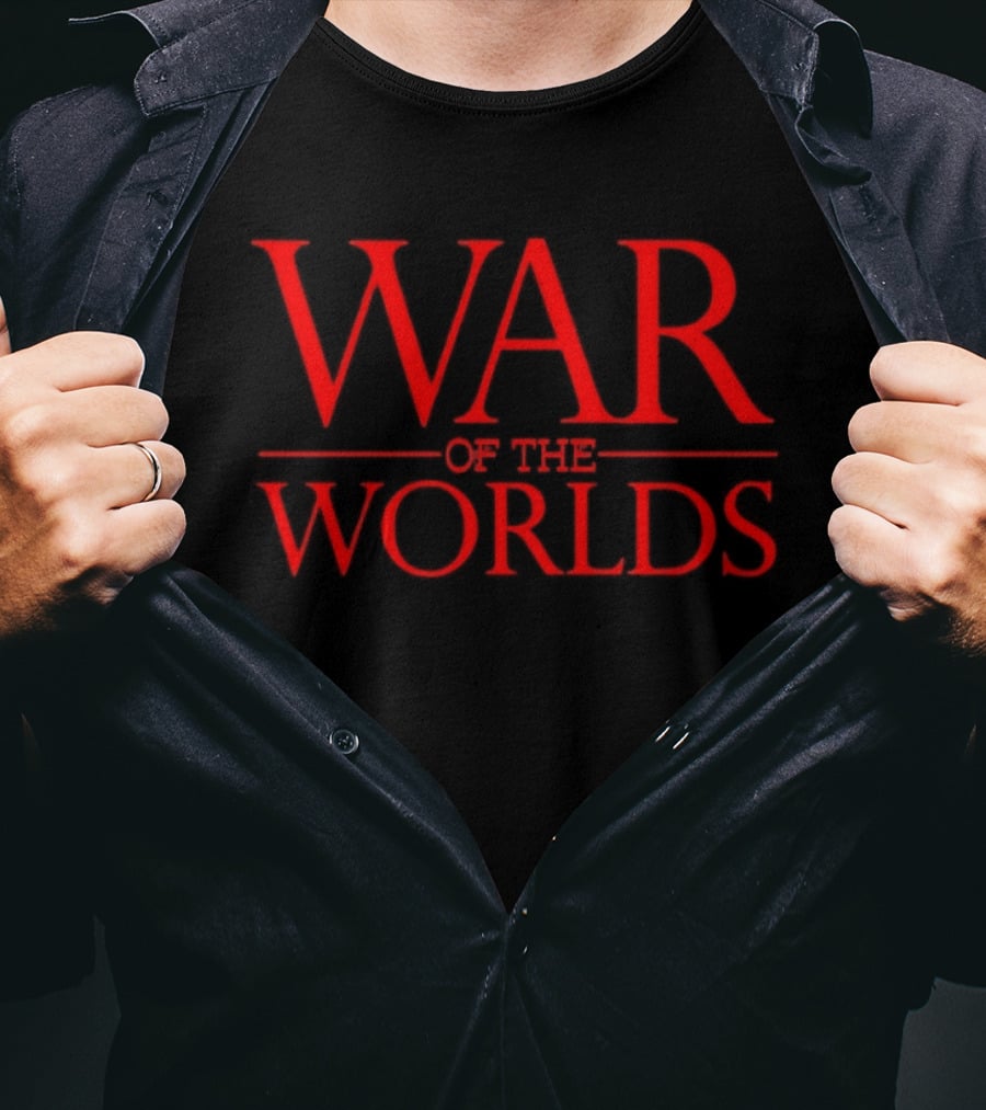 War Of The Worlds Red Lettering T-Shirt