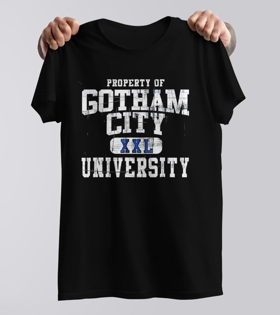 Property Of Gotham City XXL University Batman T-Shirt