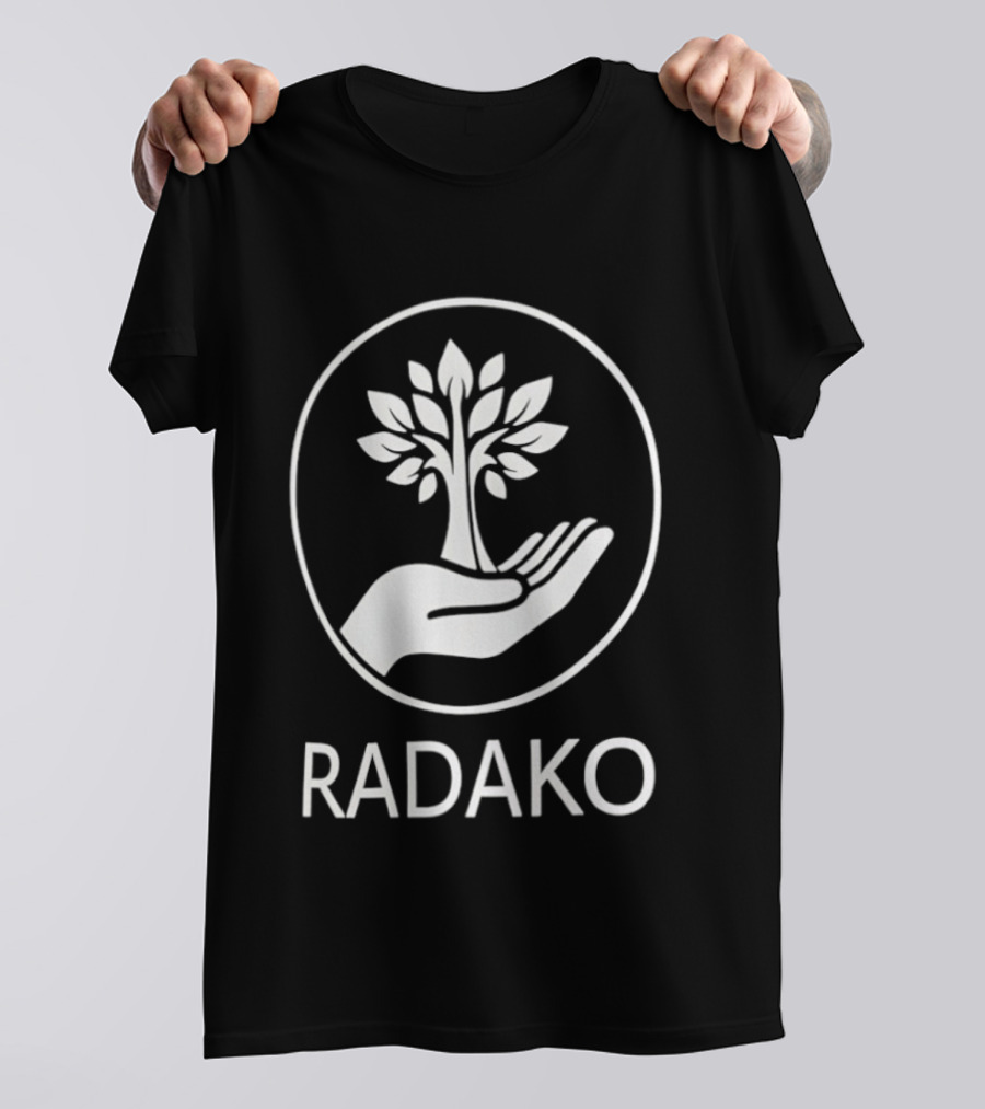 Radako Tree Hand Symbol Nature Connection T-Shirt