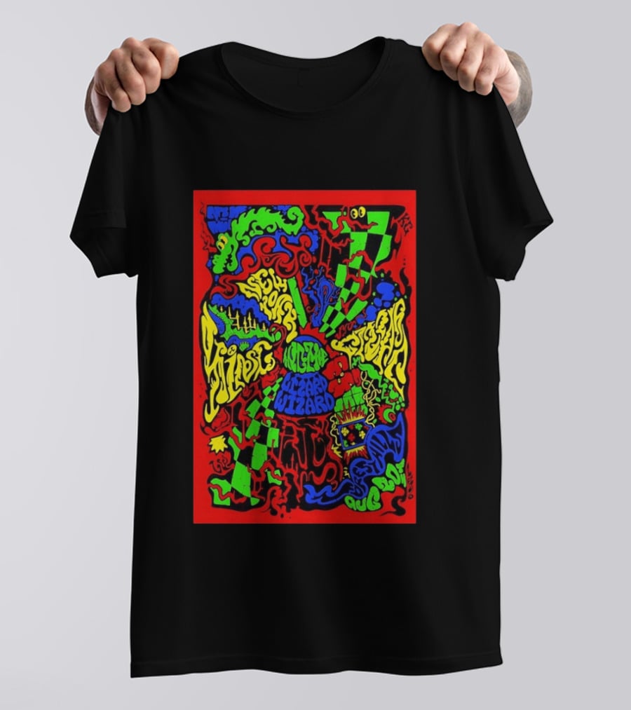 King Gizzard And The Lizard Wizard New York Forest Hills 8 20 2026 Psychedelic T-Shirt