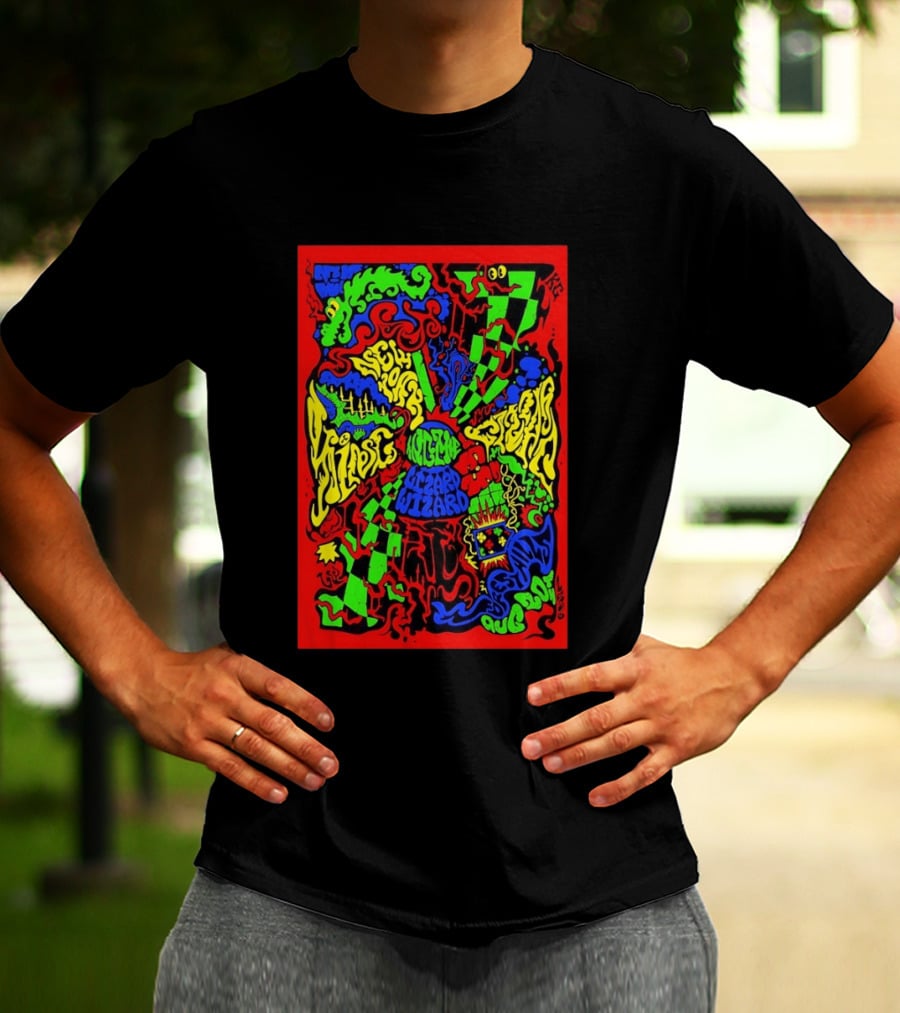 King Gizzard And The Lizard Wizard New York Forest Hills 8 20 2026 Psychedelic T-Shirt