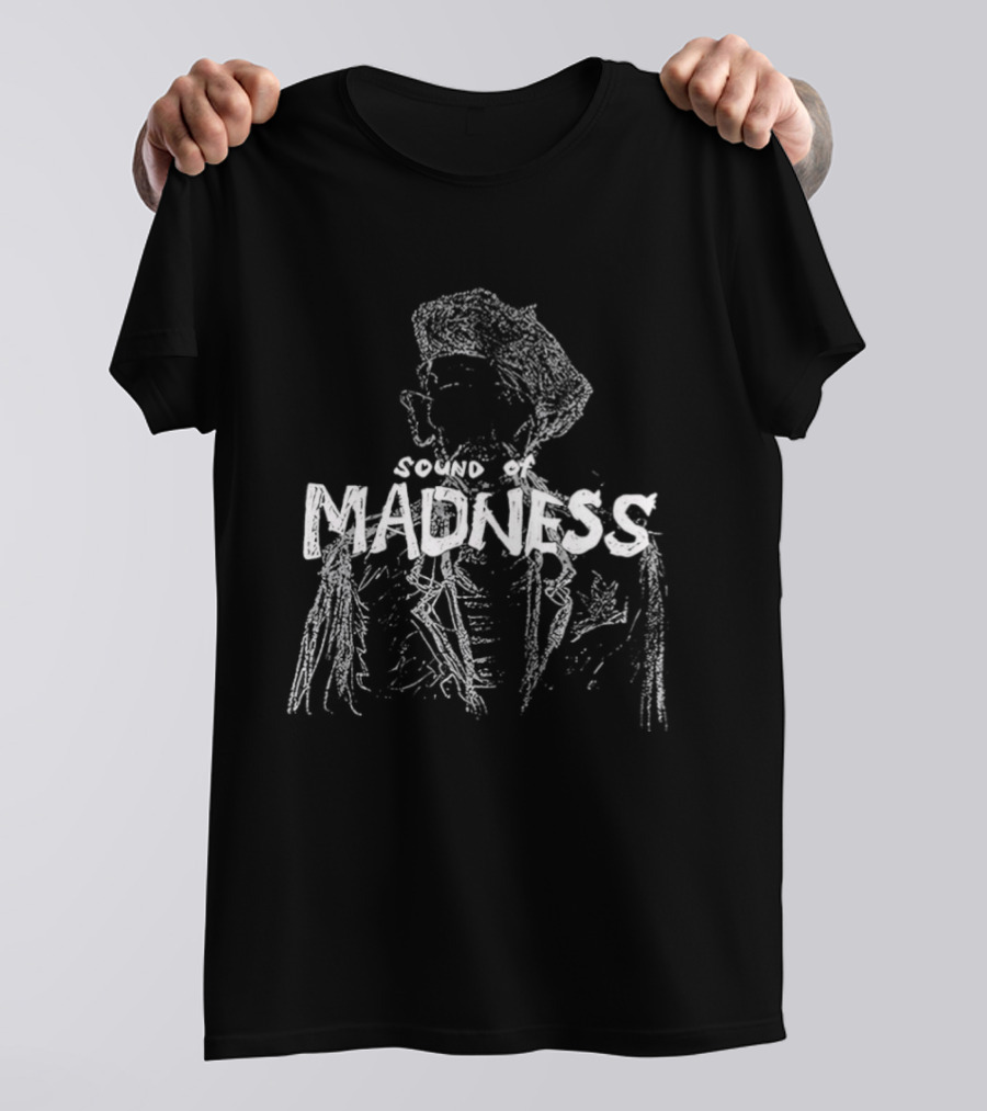 Madness Artistic Line Drawing T-Shirt