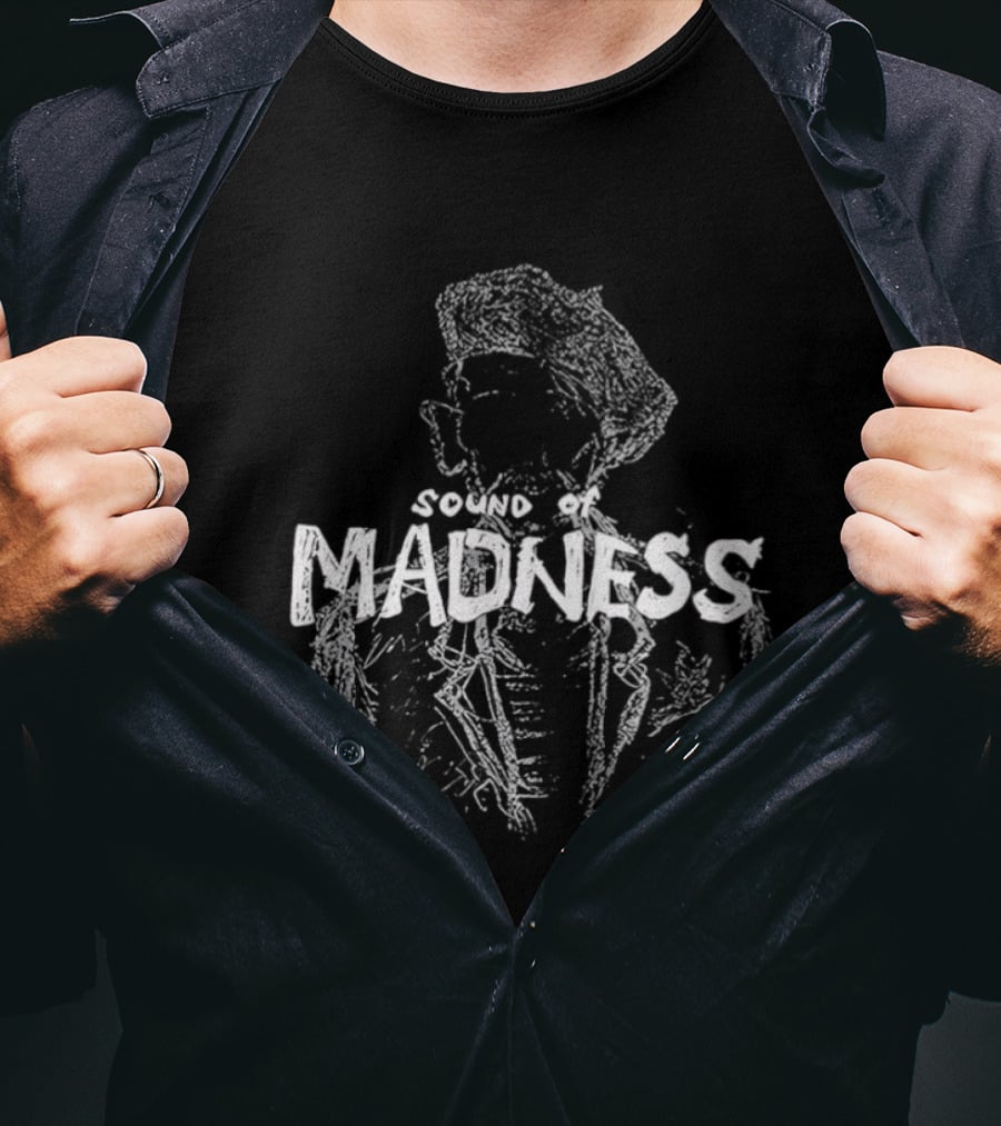 Madness Artistic Line Drawing T-Shirt