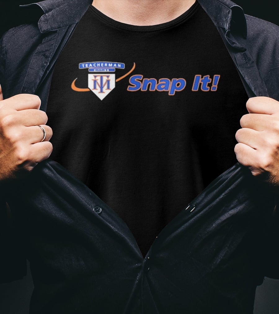 Teacherman Hitting MN Snap It Baseball Training T-Shirt
