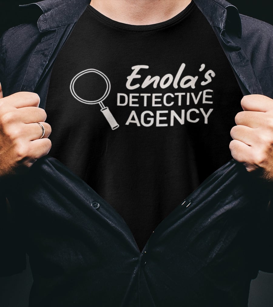 Enola's Detective Agency Magnifying Glass T-Shirt