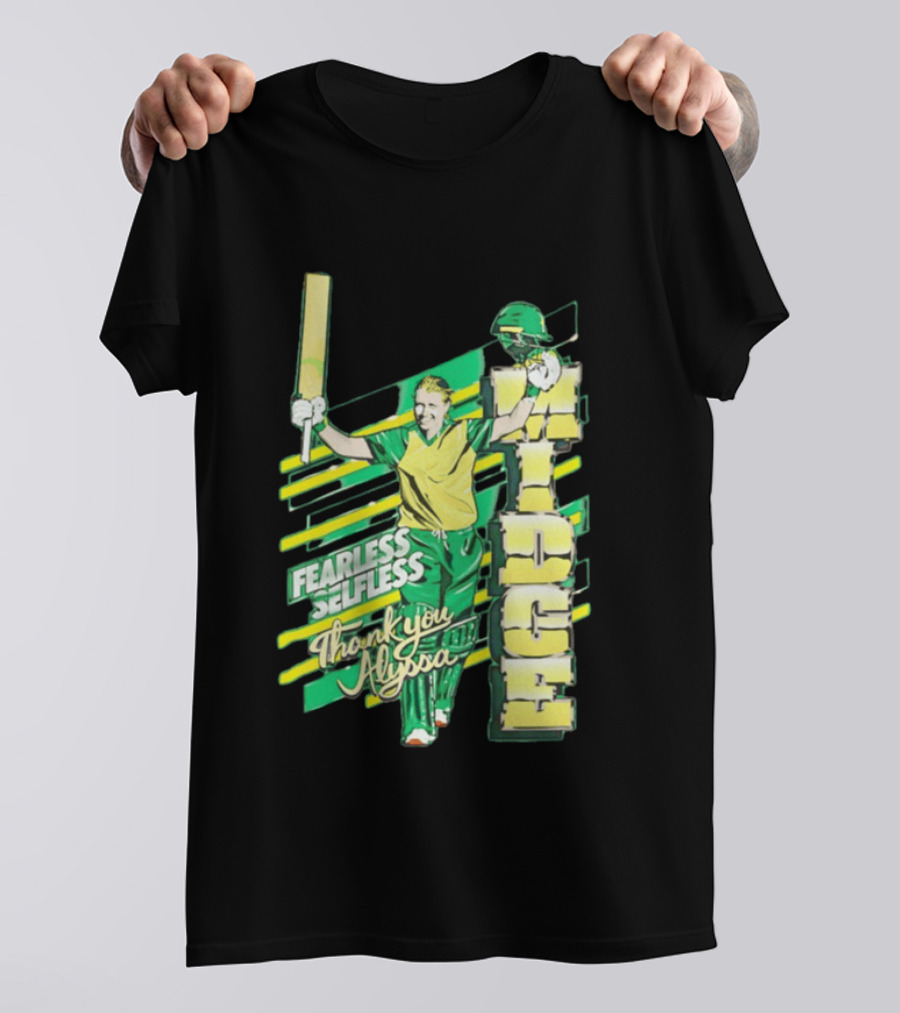 Fearless Selfless Thank You Alyssa Cricket Midge T-Shirt