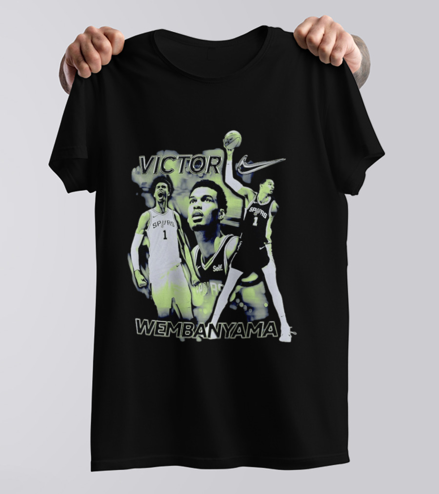Victor Wembanyama San Antonio Spurs Nike Basketball T-Shirt