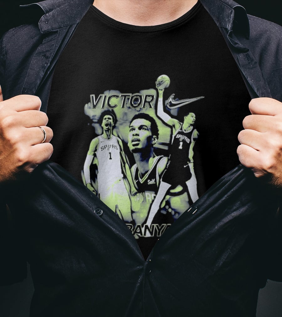 Victor Wembanyama San Antonio Spurs Nike Basketball T-Shirt