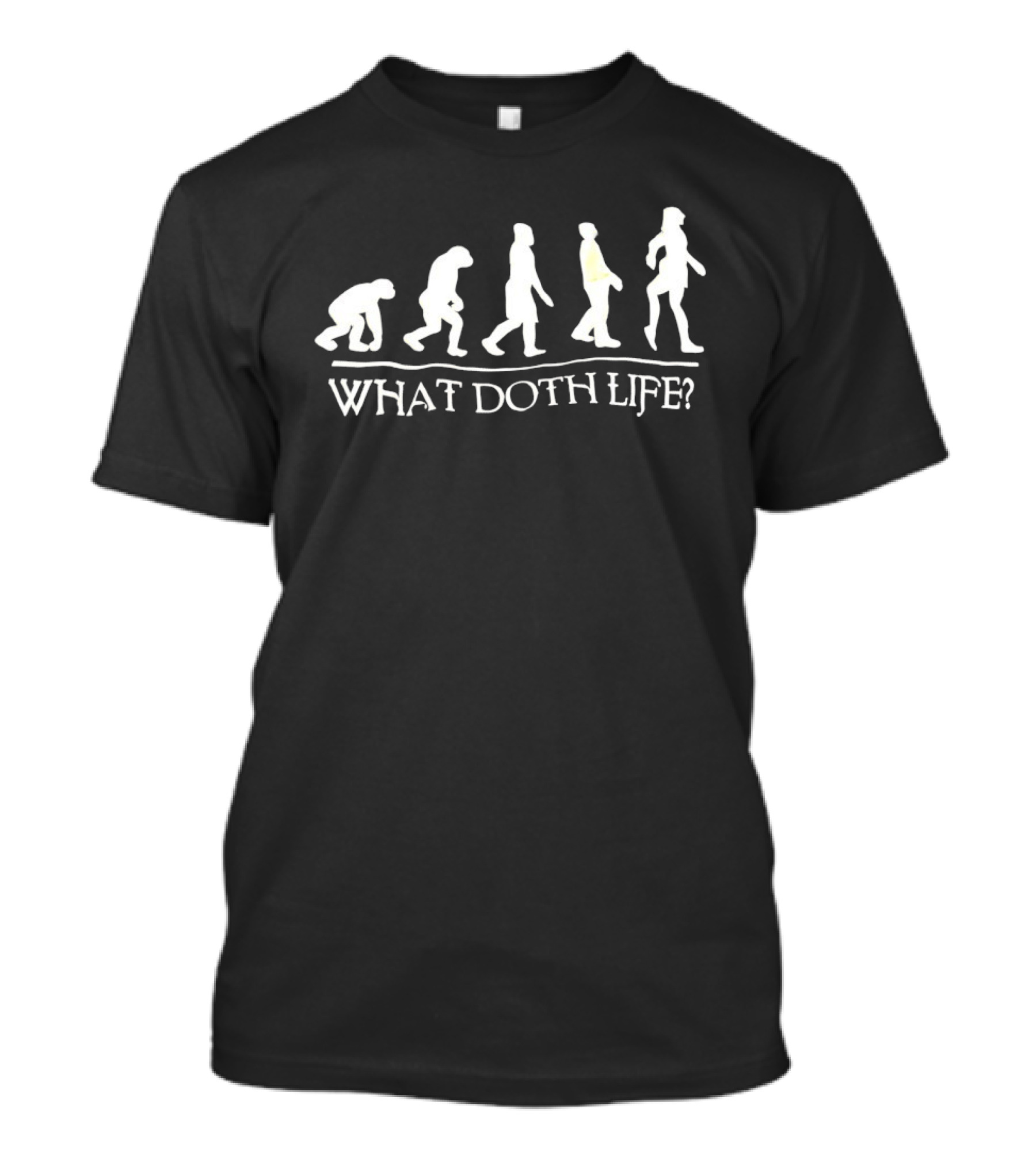 What Doth Life Evolution Of Humanity Walking Stages T-Shirt