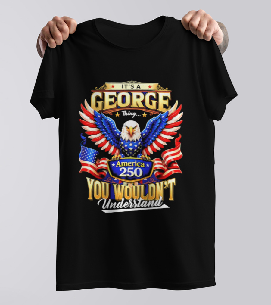 George America 250th Anniversary Bald Eagle You Wouldn't Understand T-Shirt