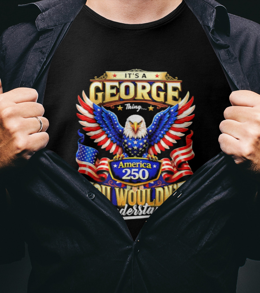 George America 250th Anniversary Bald Eagle You Wouldn't Understand T-Shirt