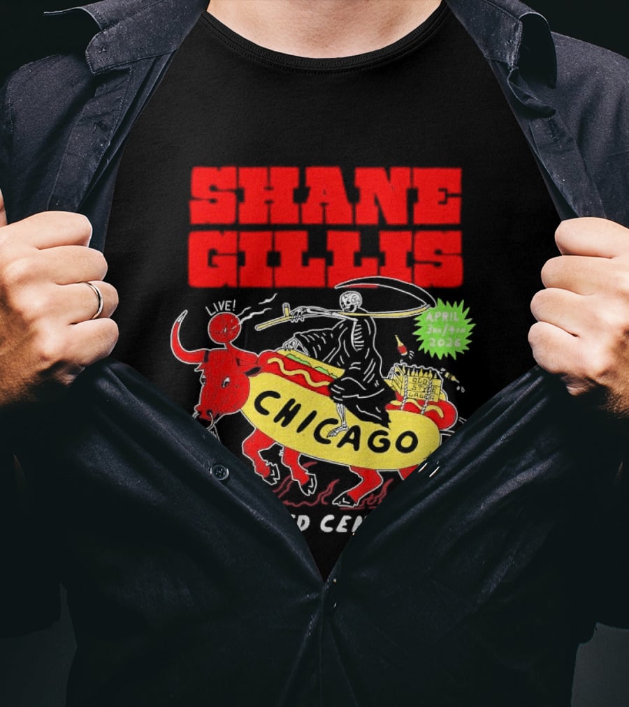 Shane Gillis Chicago April 3 4 2026 United Center T-Shirt