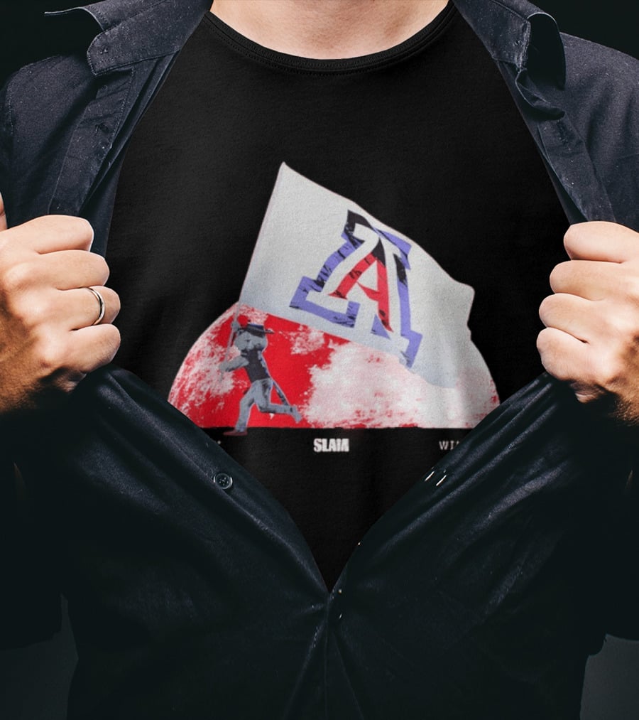 Arizona Wildcats Flag On The Moon SLAM Magazine T-Shirt