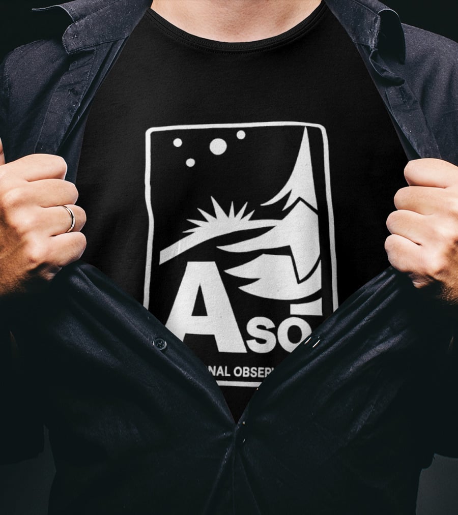 Aso Alpen Signal Observatorium Night Sky T-Shirt