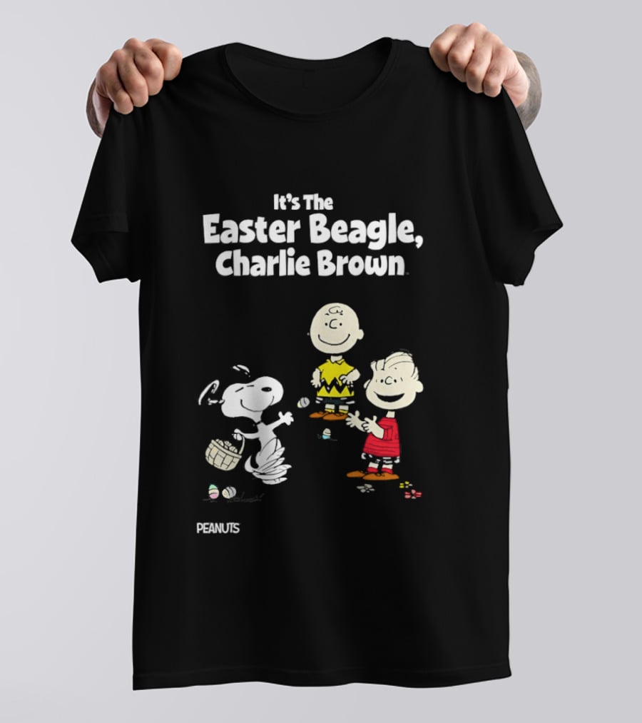 It's The Easter Beagle Charlie Brown Peanuts Snoopy Woodstock T-Shirt