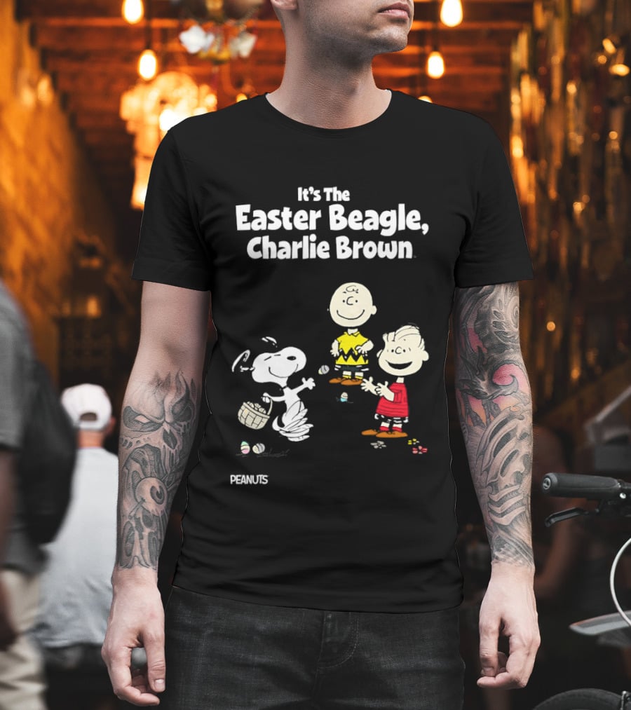 It's The Easter Beagle Charlie Brown Peanuts Snoopy Woodstock T-Shirt
