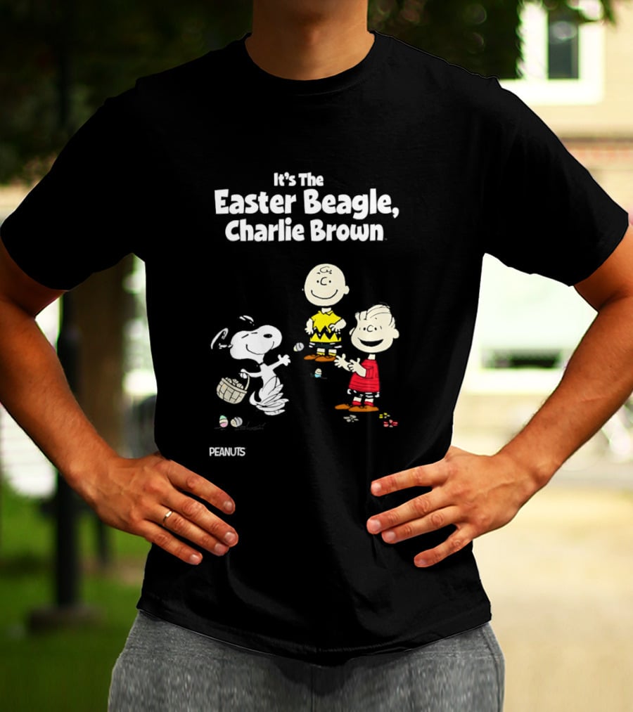 It's The Easter Beagle Charlie Brown Peanuts Snoopy Woodstock T-Shirt