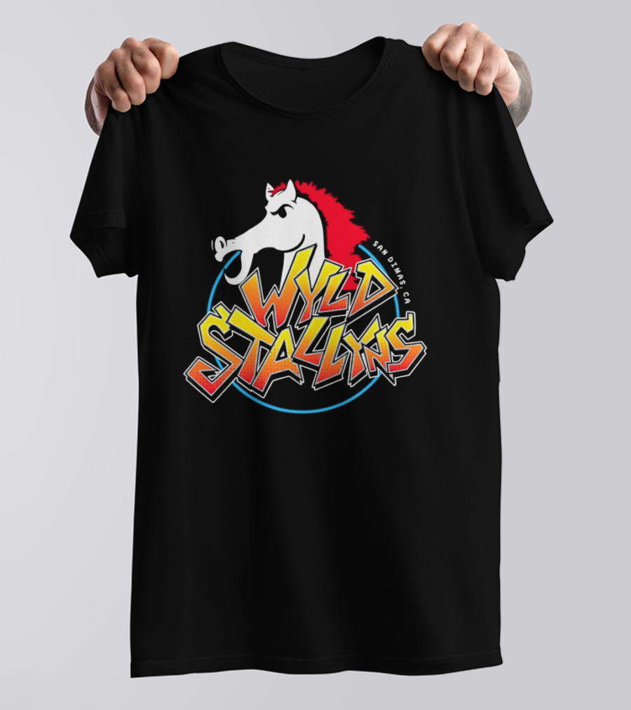 Wyld Stallyns Horse Emblem San Dimas CA T-Shirt