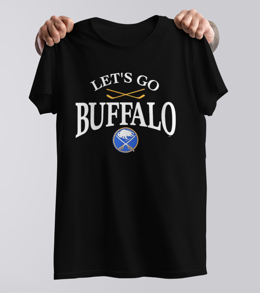 Let's Go Buffalo Sabres Royal Cross Town T-Shirt