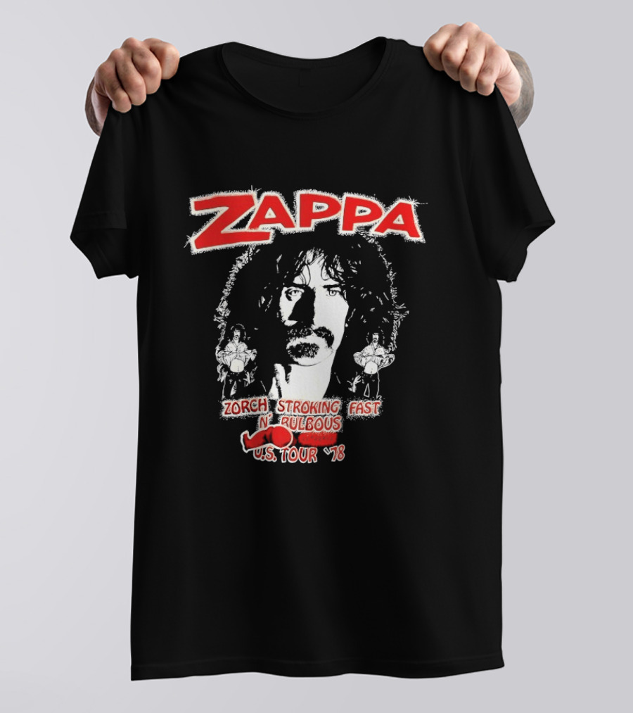 Zappa Zorch Stroking Fast N' Bulbous US Tour 78 T-Shirt