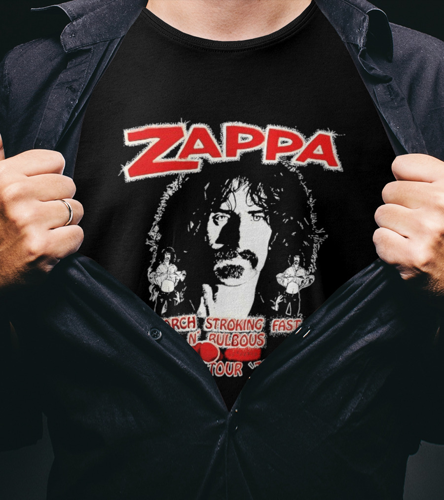 Zappa Zorch Stroking Fast N' Bulbous US Tour 78 T-Shirt
