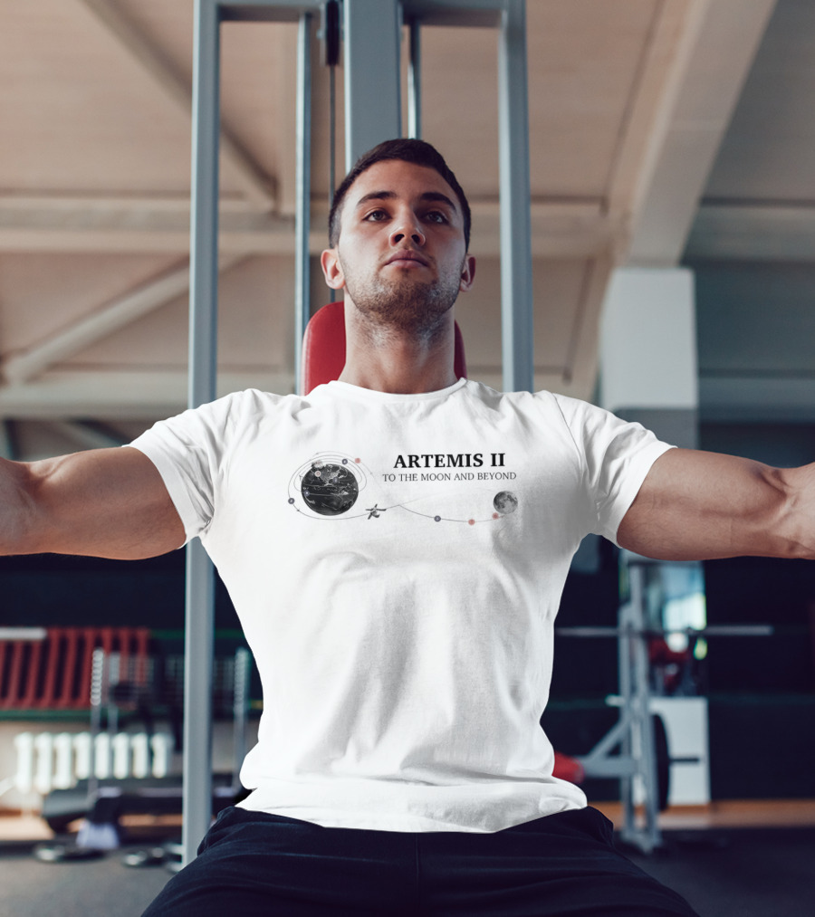 Artemis II Mission To The Moon And Beyond Solar System T-Shirt