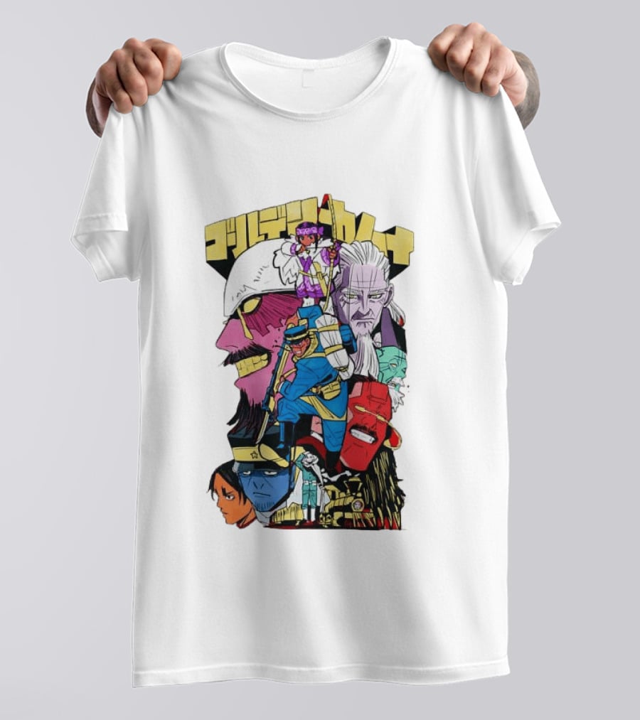 Golden Kamuy Manga Characters Collage T-Shirt