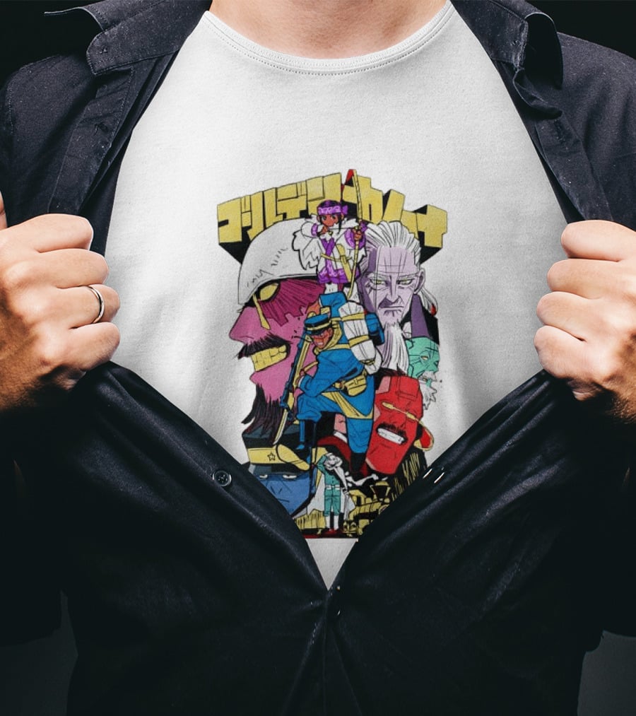 Golden Kamuy Manga Characters Collage T-Shirt
