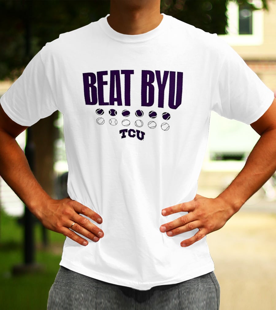 TCU Beat BYU Baseball Football Rivalry T-Shirt