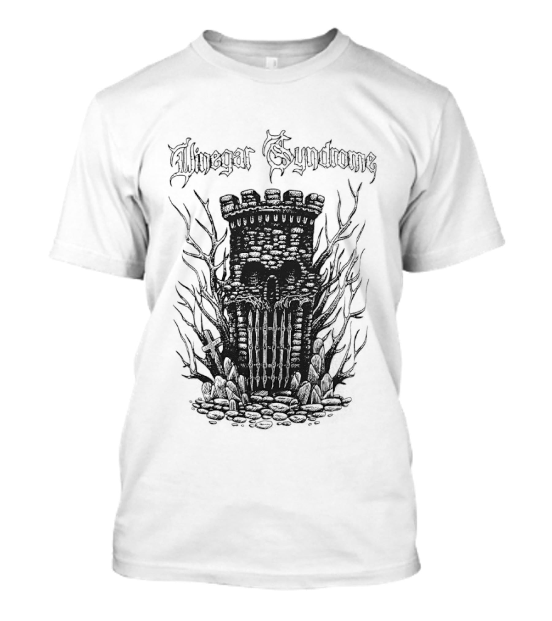 Vinegar Syndrome Castle Gate Gothic Tower T-Shirt