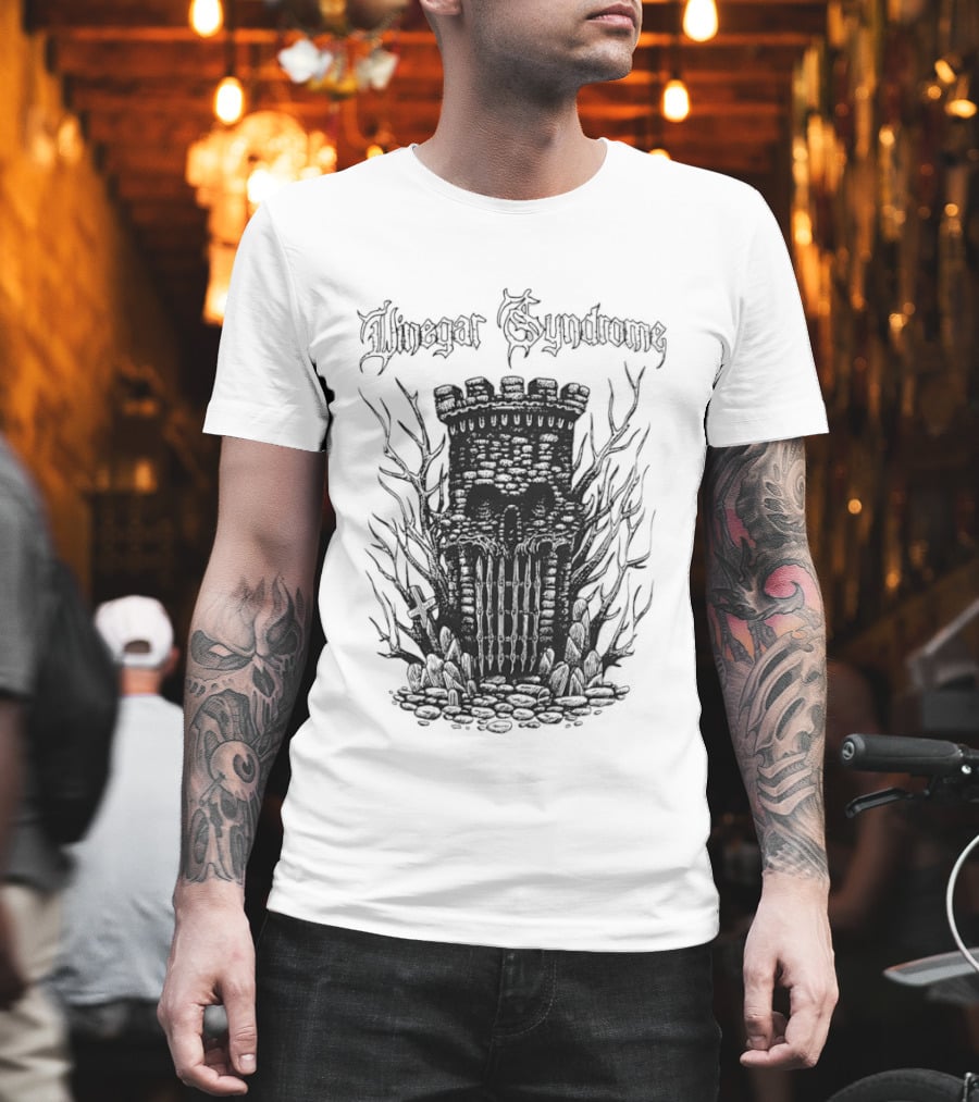Vinegar Syndrome Castle Gate Gothic Tower T-Shirt