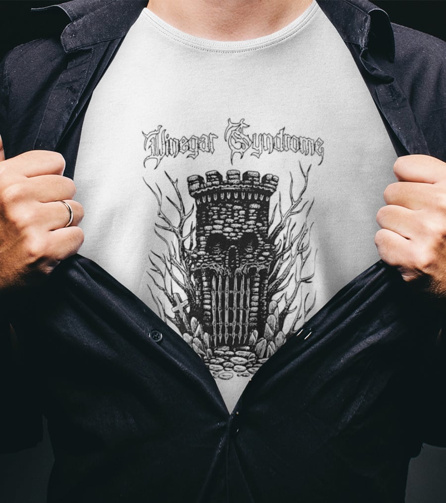 Vinegar Syndrome Castle Gate Gothic Tower T-Shirt