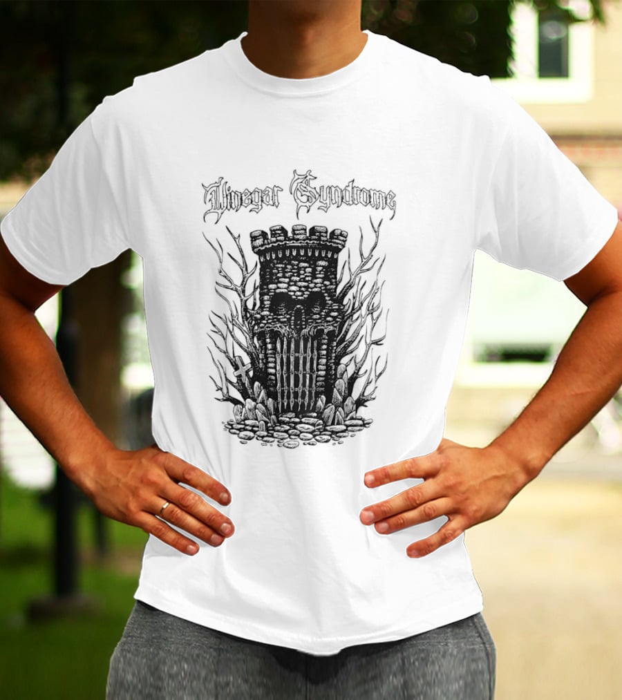 Vinegar Syndrome Castle Gate Gothic Tower T-Shirt