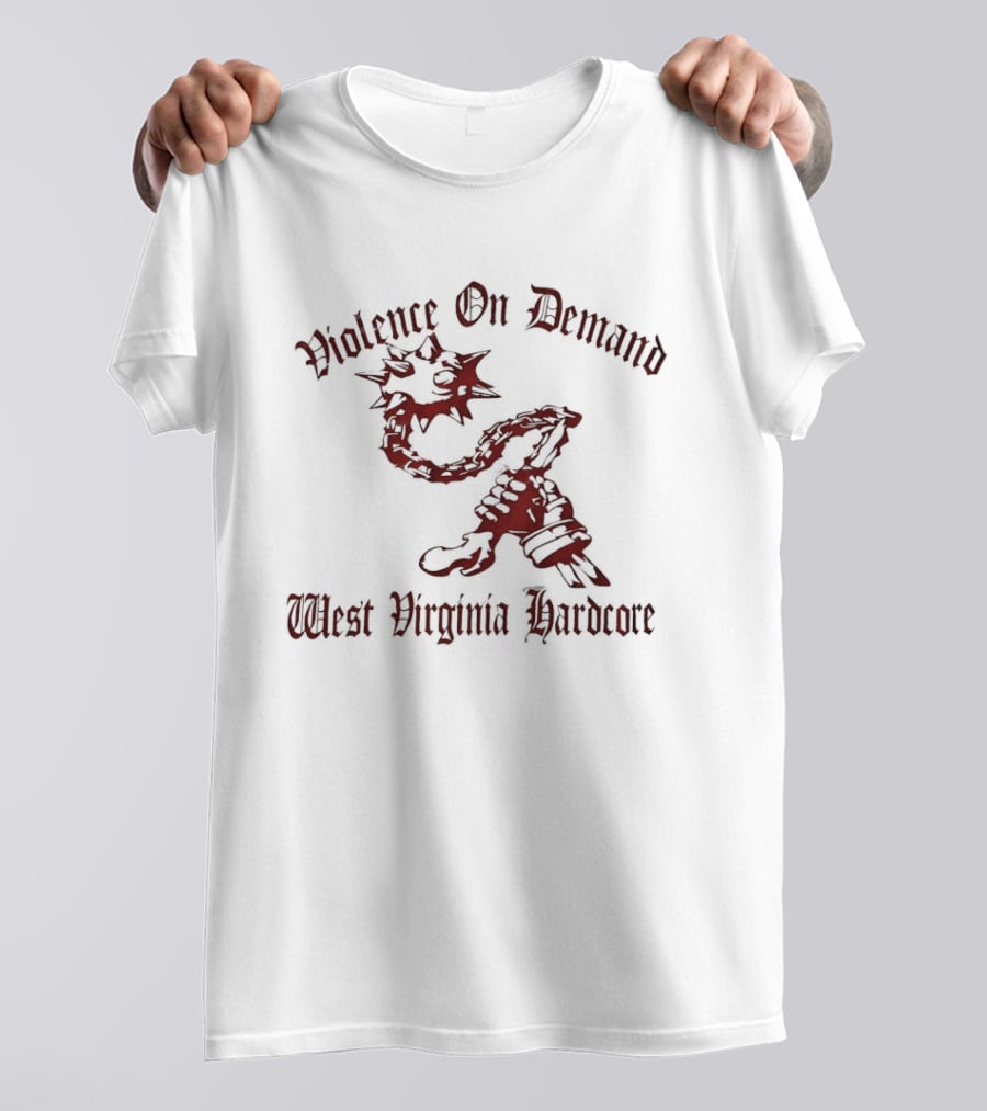 Violence On Demand West Virginia Hardcore Chain And Mace T-Shirt