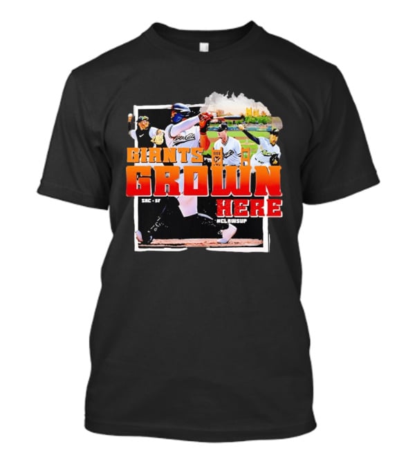 Sacramento River Cats 2025 Giants Grown Here ClawsUp T-Shirt
