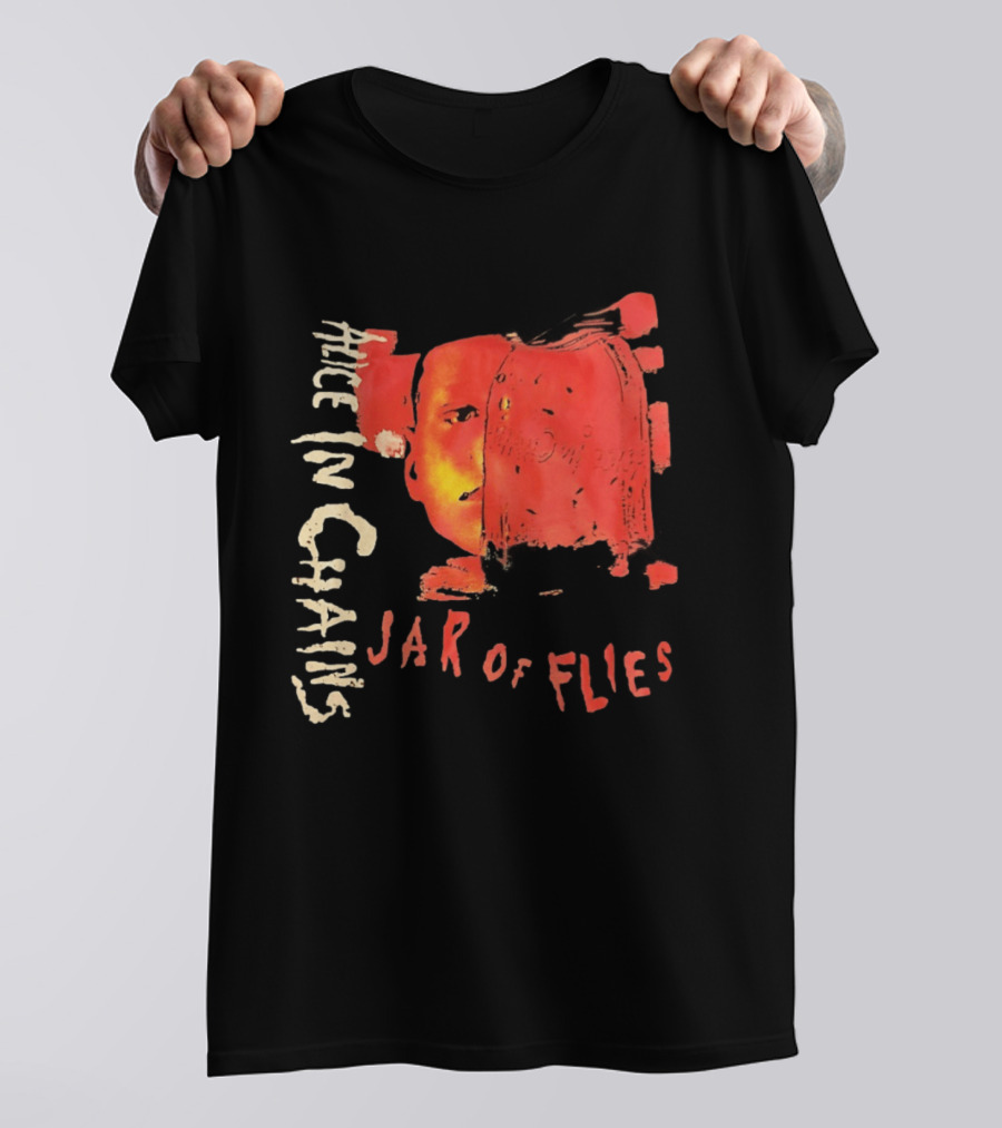 Alice In Chains Jar Of Flies Album Art Face T-Shirt