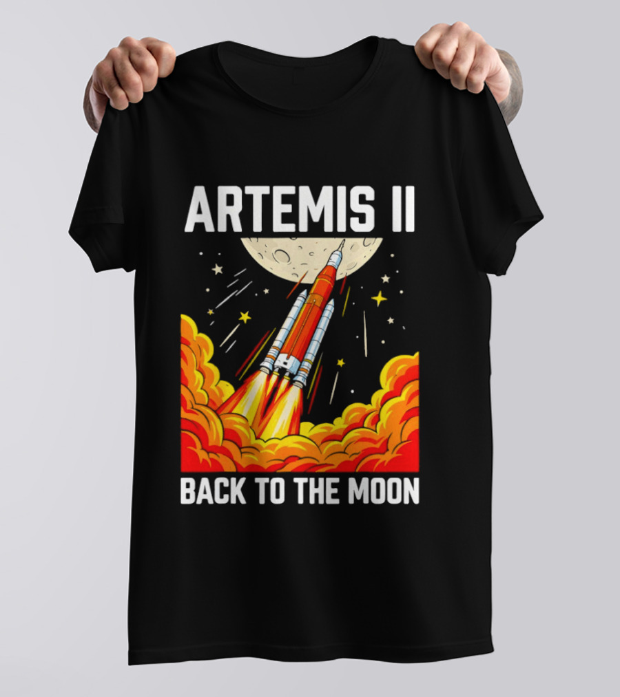 Artemis II Moon Mission Rocket Launch Back To The Moon T-Shirt