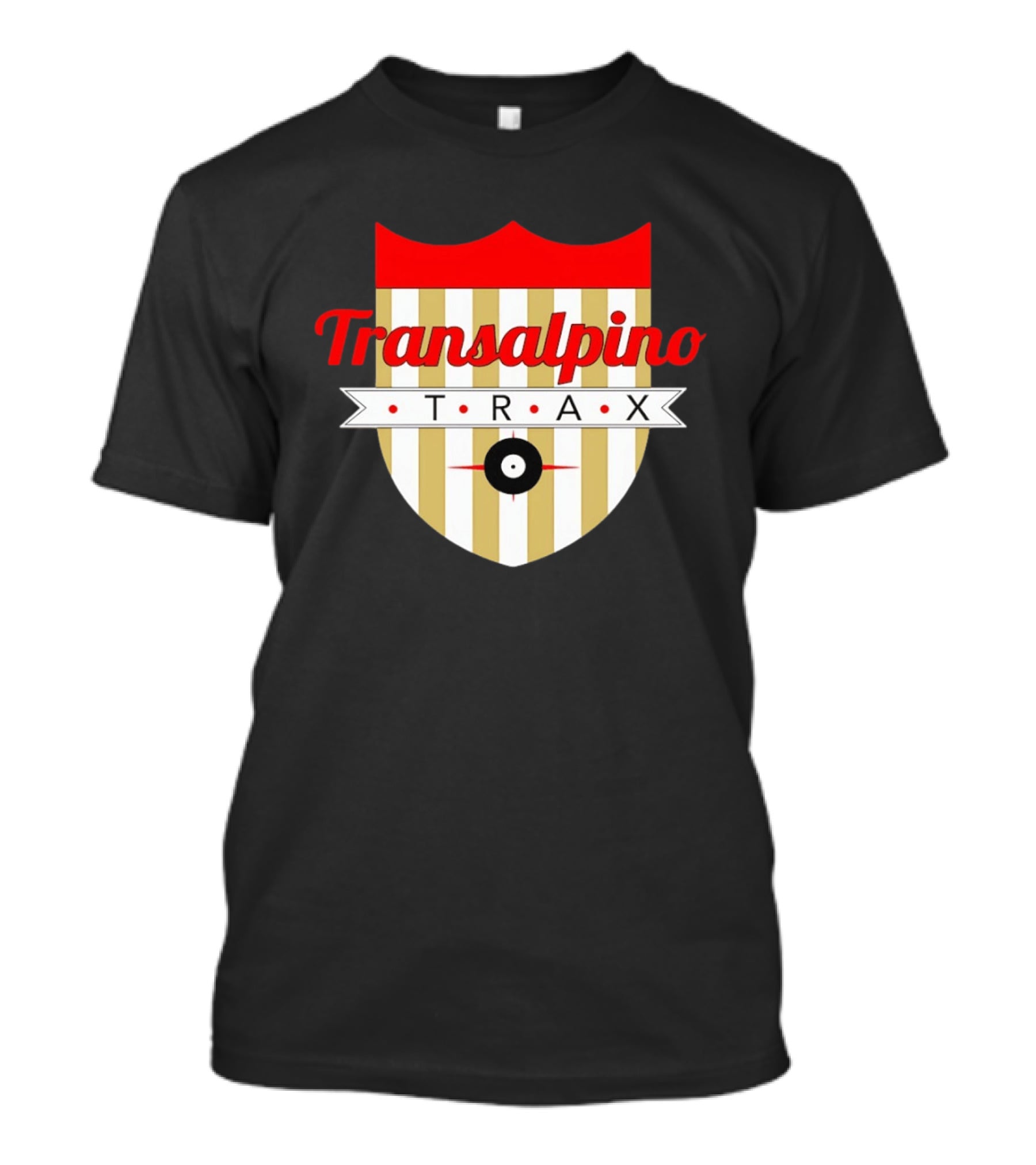 Transalpino Trax Shield Stripes And Record T-Shirt