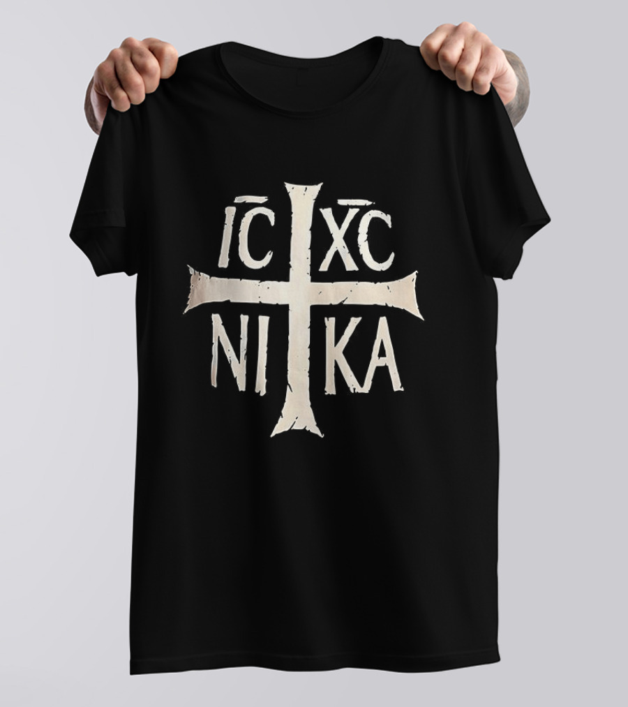 IC XC NI KA Orthodox Christian Symbol Cross T-Shirt
