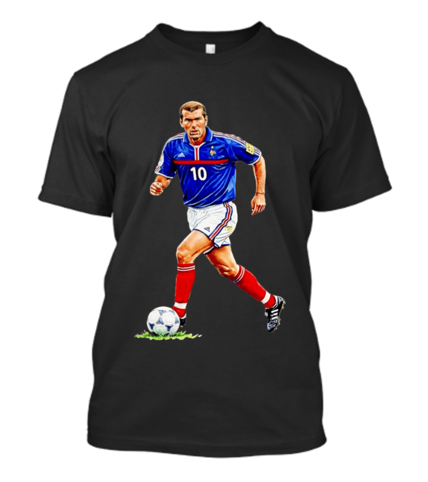 Zinédine Zidane France Football Number 10 World Cup 1998 T-Shirt