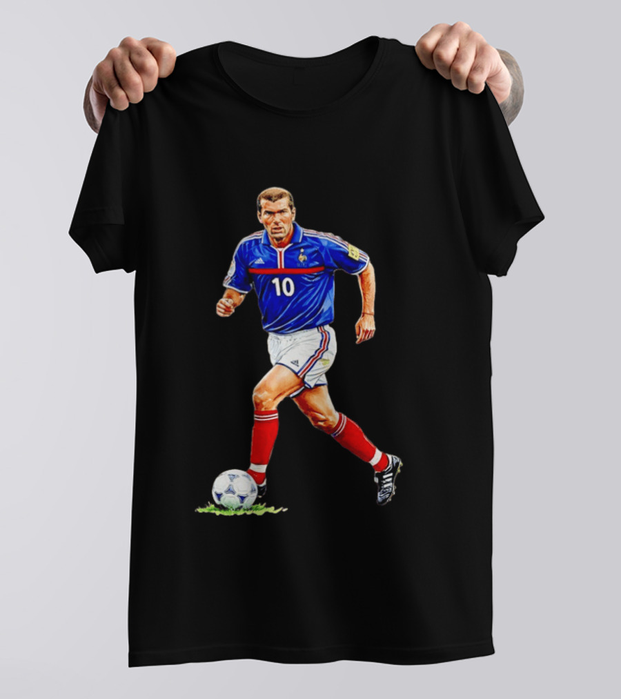 Zinédine Zidane France Football Number 10 World Cup 1998 T-Shirt