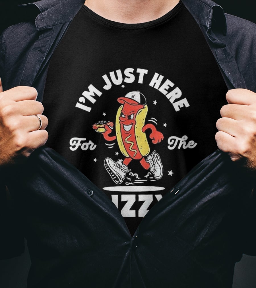 I'm Just Here For The Glizzys Hot Dog Fun And Playful T-Shirt
